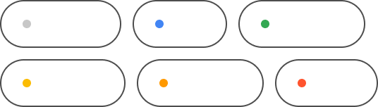 dark theme labels/pills